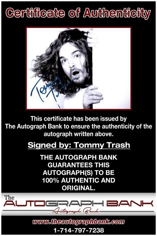 Tommy Trash — Tommy Trash authentic signed EDM DJ 8x10 photo |Cert Autographed EDC Dub step A5, image 2