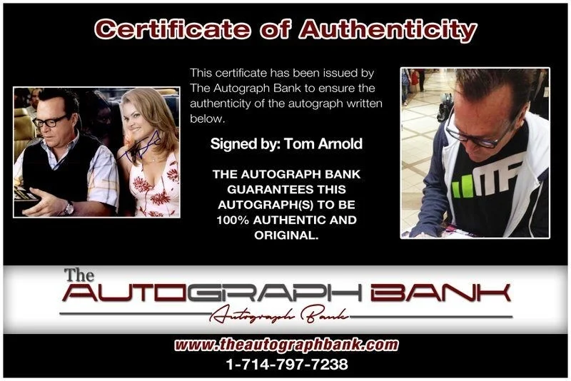 Tom Arnold — Tom Arnold authentic signed celebrity 10x15 photo W/Cert Autographed Y18, изображение 2