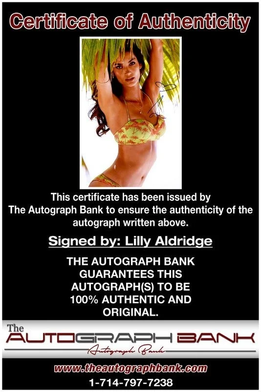 Lily Aldridge — Lily Aldridge authentic signed celebrity 10x15 photo W/Cert Autographed Y2, image 2