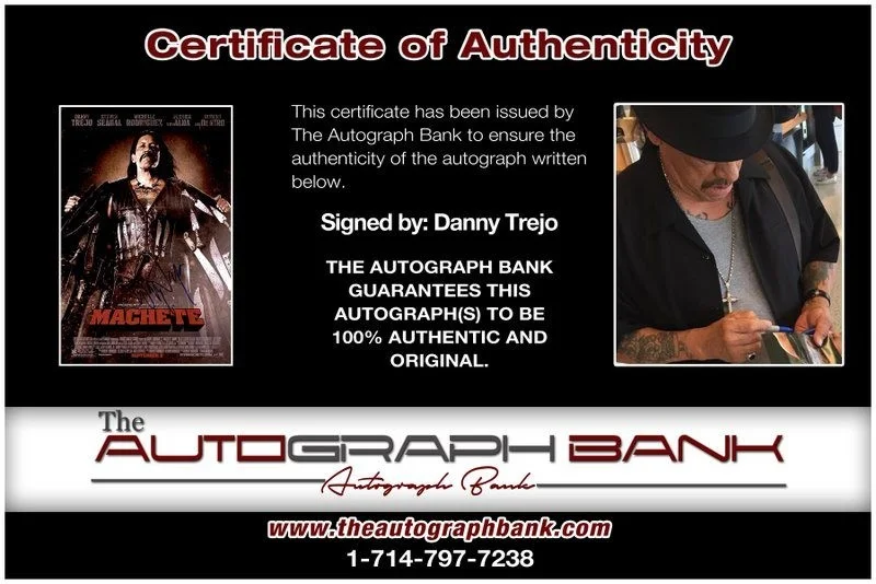 Danny Trejo — Danny Trejo authentic signed celebrity 10x15 photo W/Cert Autographed Y14, изображение 2