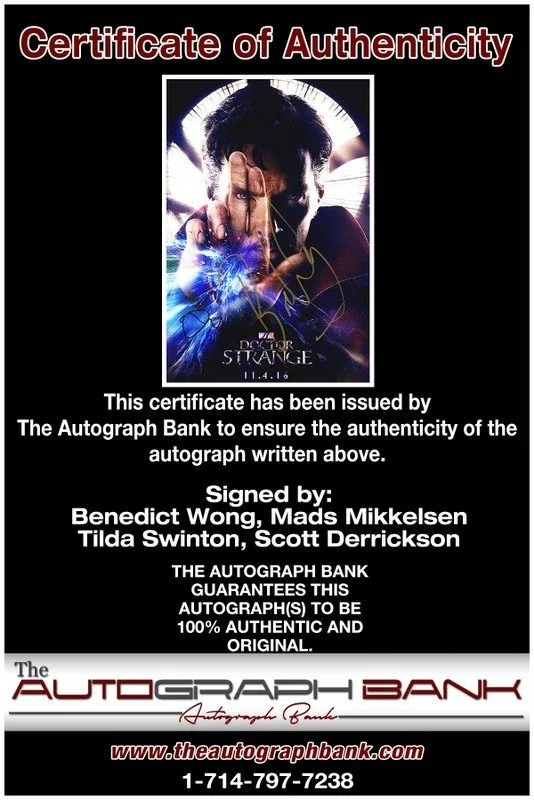 Benedict Wong — Benedict Wong, authentic signed celebrity 10x15 photo W/Cert Autographed Y1, изображение 2