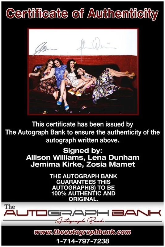 Allison Williams — Allison Williams & many more authentic signed 10x15 photo |CERT Autographed Y1, изображение 2