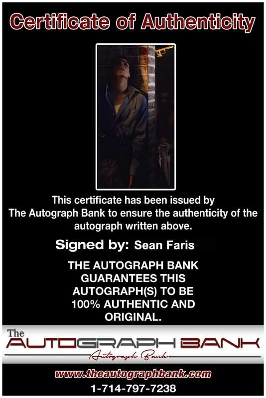 Sean Faris — Sean Faris signed celebrity 8x10 photo W/Cert Autograph 0673, image 2