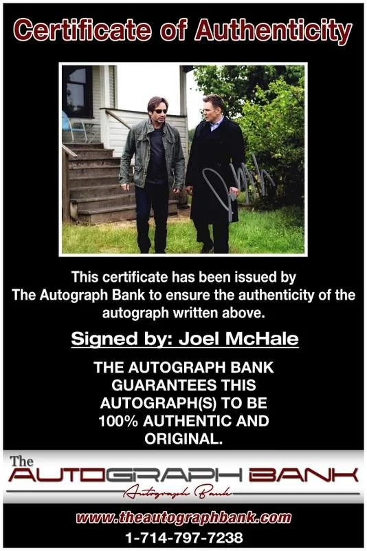 Joel Mchale — Joel Mchale authentic signed celebrity 8x10 photo W/Cert Autographed A0004, изображение 2