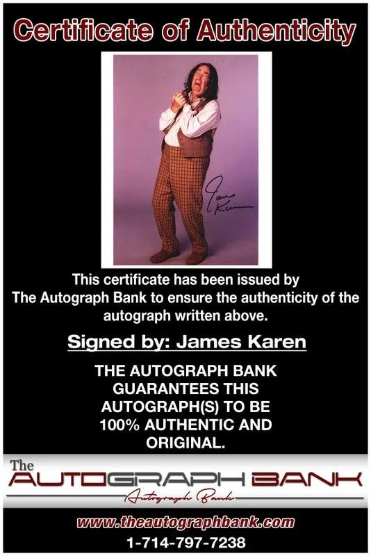 James Karen — James Karen authentic signed celebrity 8x10 photo W/Cert Autographed A0001, изображение 2