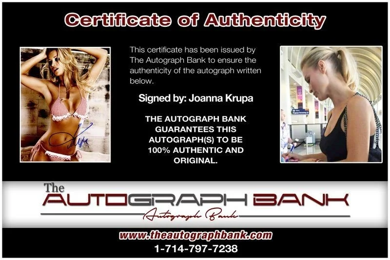 Joanna Krupa — Joanna Krupa authentic signed celebrity 8x10 photo W/Cert Autographed C6, image 2