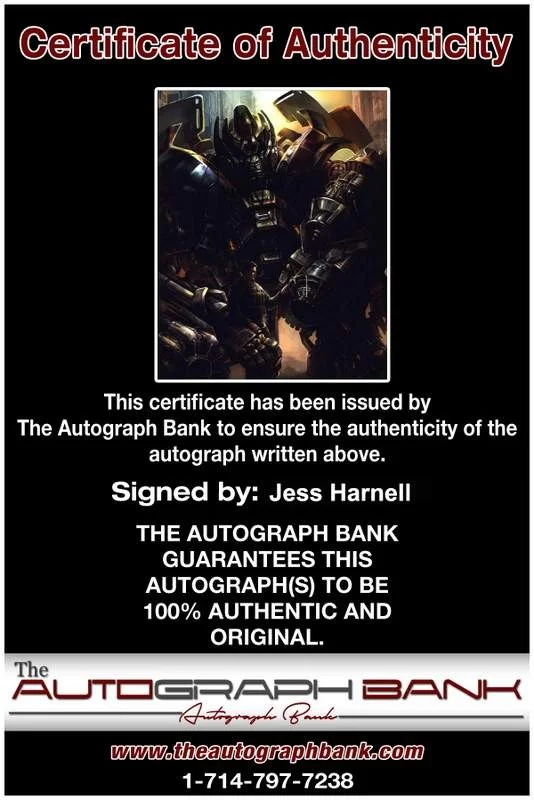 Jess Harnell — Jess Harnell signed celebrity 8x10 photo W/Cert Autograph 0317, image 2