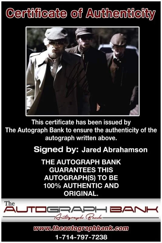 Jared Abrahamson — Jared Abrahamson signed celebrity 8x10 photo W/Cert Autograph 0002, изображение 2