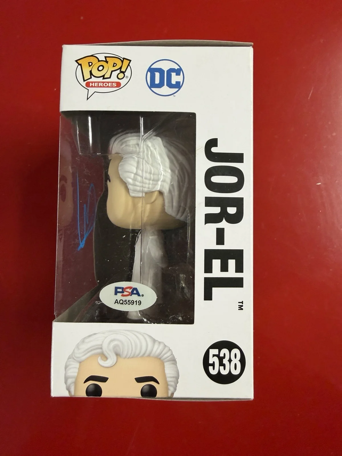 Bradley Cooper — Bradley Cooper Signed Jor El Funko Pop Superman PSA COA David Corenswet, image 3