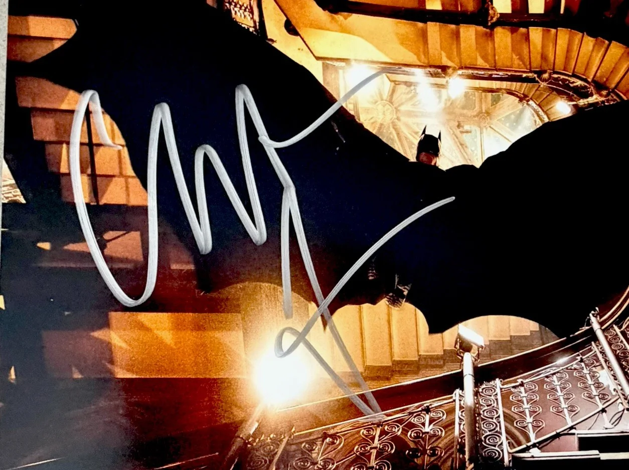 CHRISTIAN BALE BATMAN SIGNED AUTOGRAPH 8X12 PHOTO AUTHENTIC RARE E, image 2