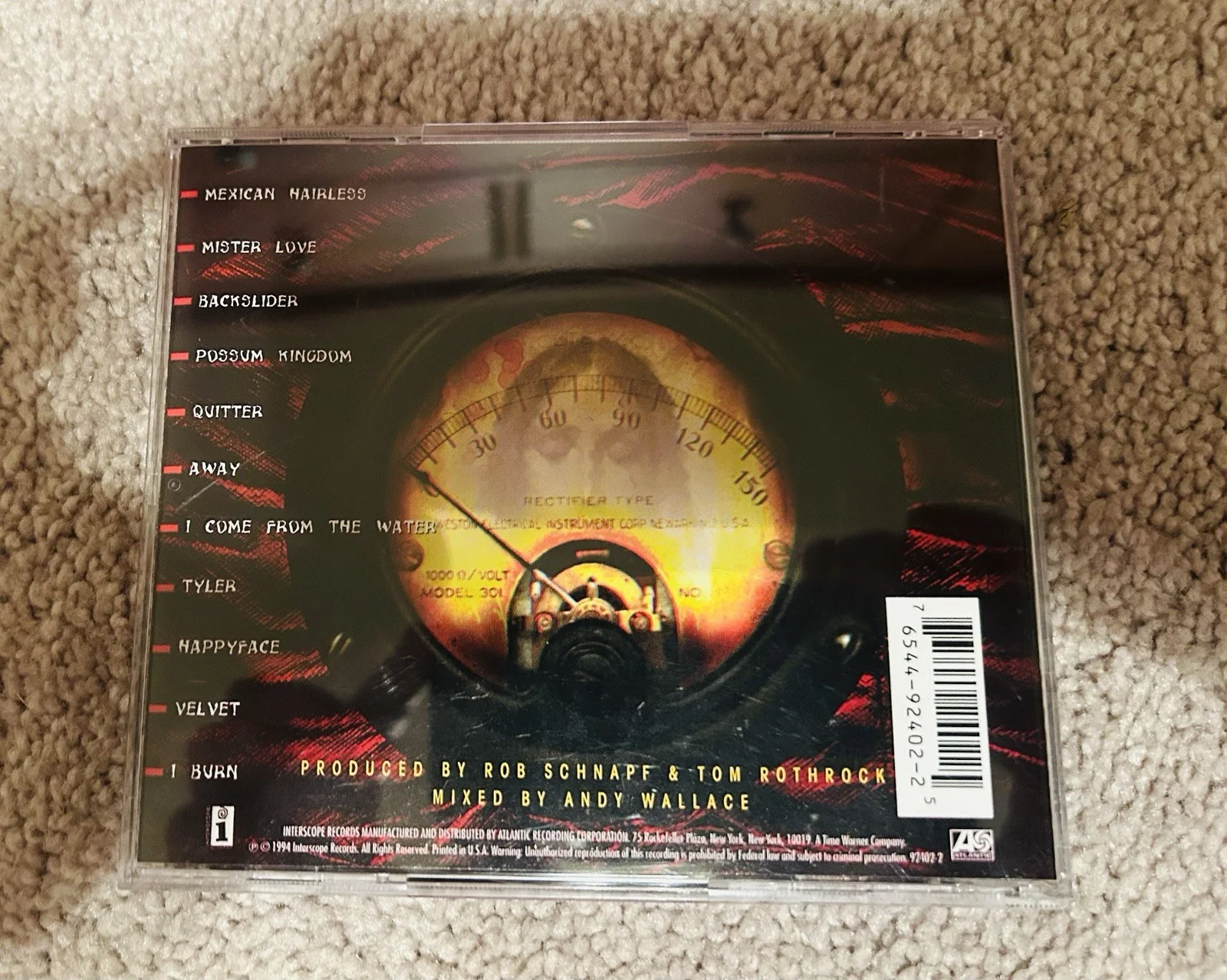 The Toadies Autographed Rubberneck CD 1994 Signed By The Whole Band, image 3
