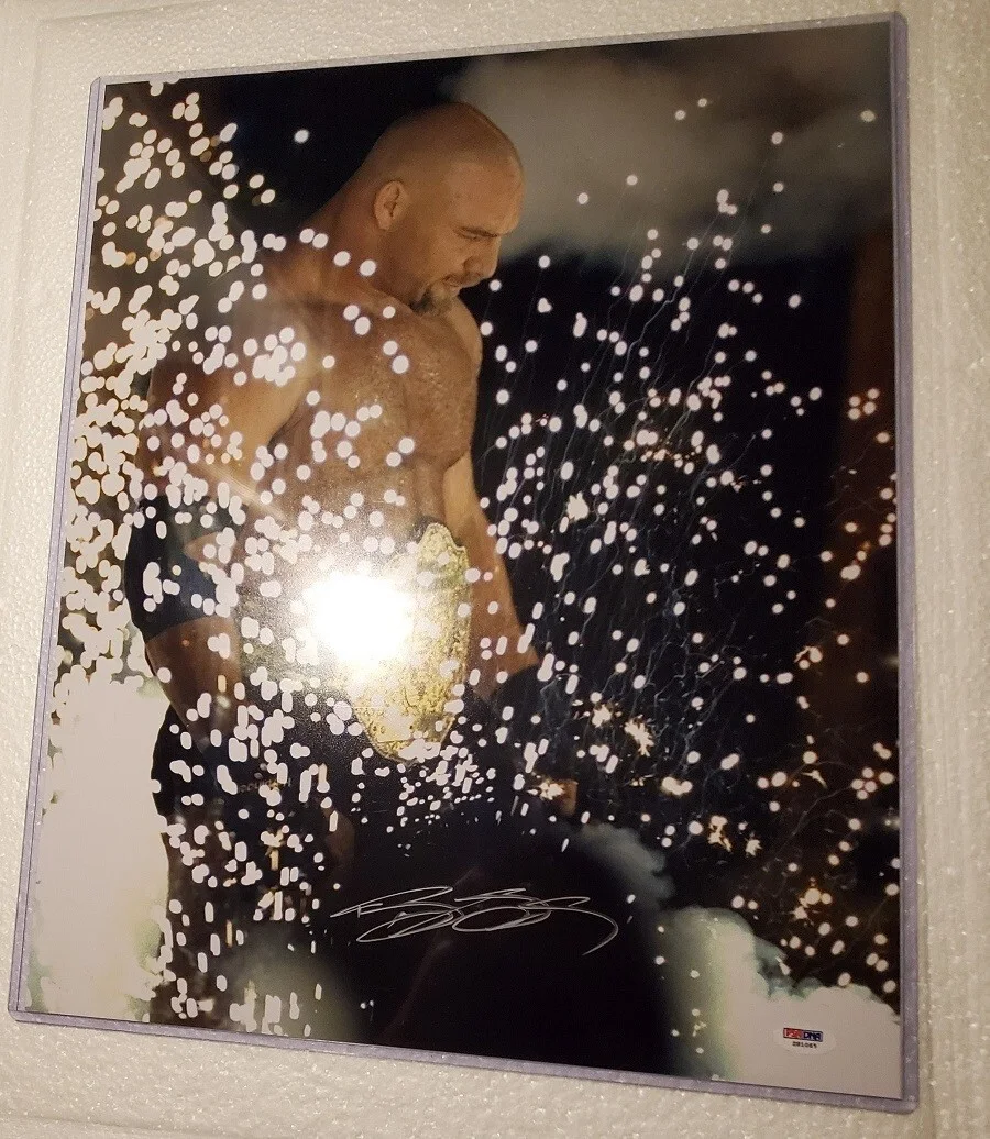 Bill Goldberg — Bill Goldberg Signed 16 x 20 WCW / WWE Photo PSA DNA