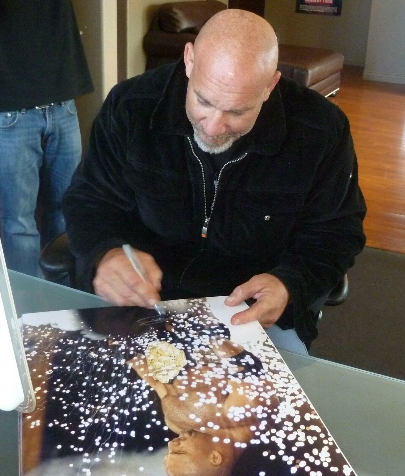 Bill Goldberg — Bill Goldberg Signed 16 x 20 WCW / WWE Photo PSA DNA, image 2