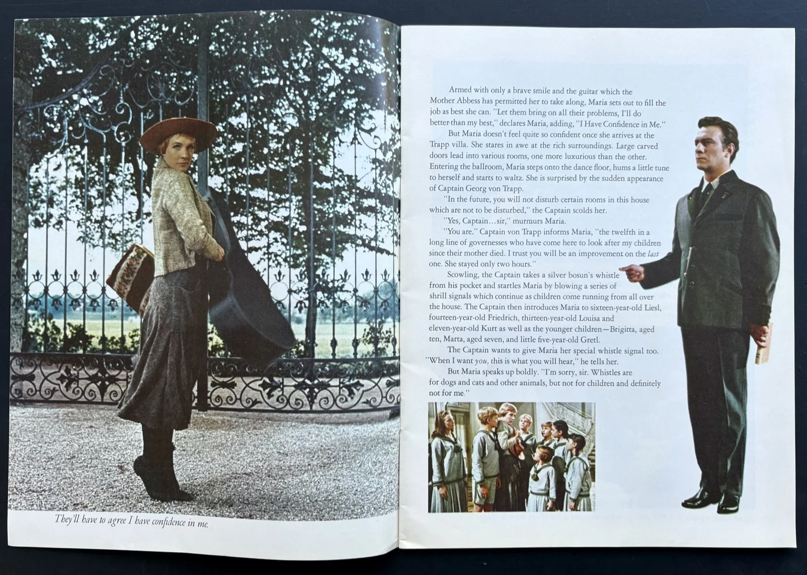 Sound of Music ORIGINAL Film Brochure Julie Andrews Rogers Hammerstein 1965, изображение 2