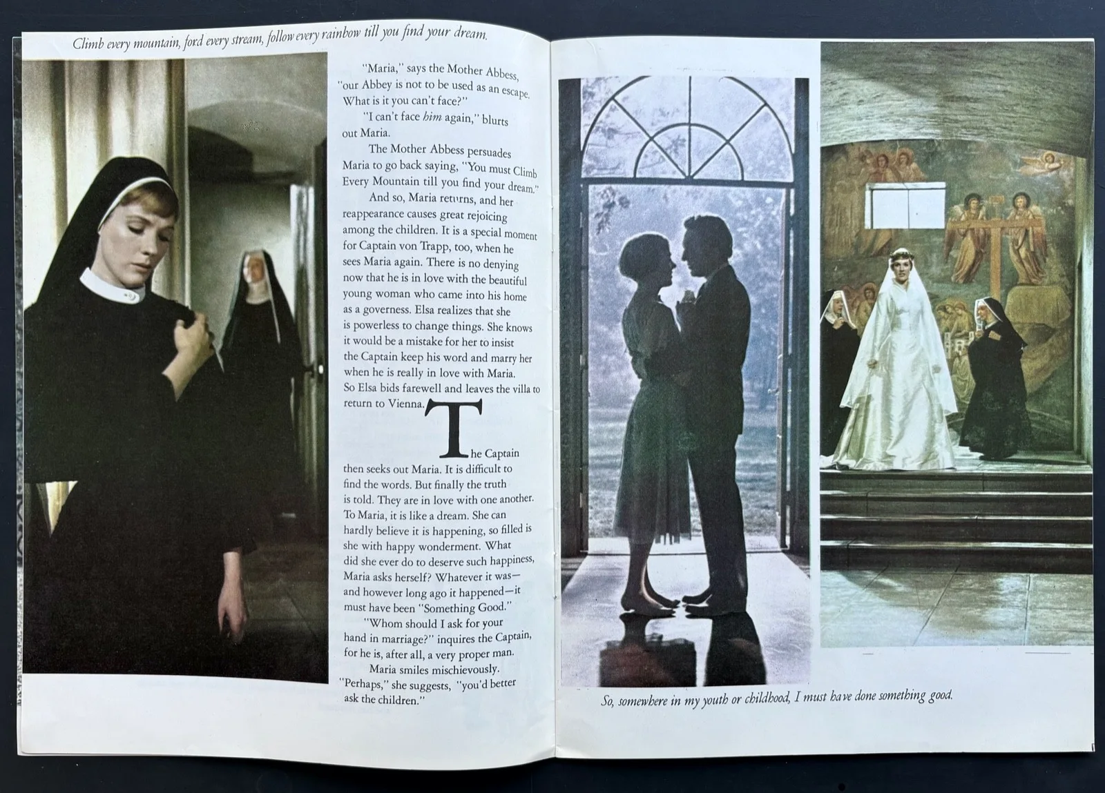 Sound of Music ORIGINAL Film Brochure Julie Andrews Rogers Hammerstein 1965, изображение 3