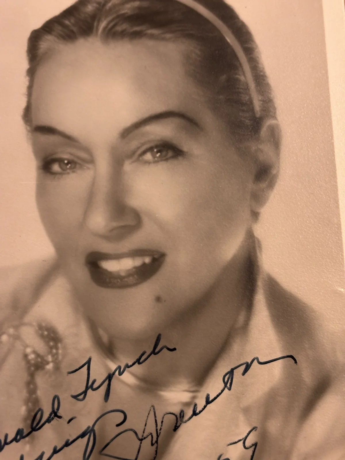 Gloria Swanson Terrific Rare Autographed Photo '59 w/Env Sunset Boulevard, изображение 4