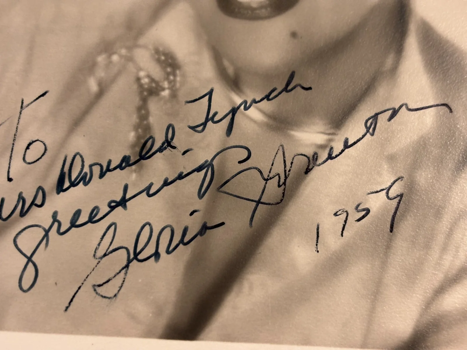 Gloria Swanson Terrific Rare Autographed Photo '59 w/Env Sunset Boulevard, изображение 5