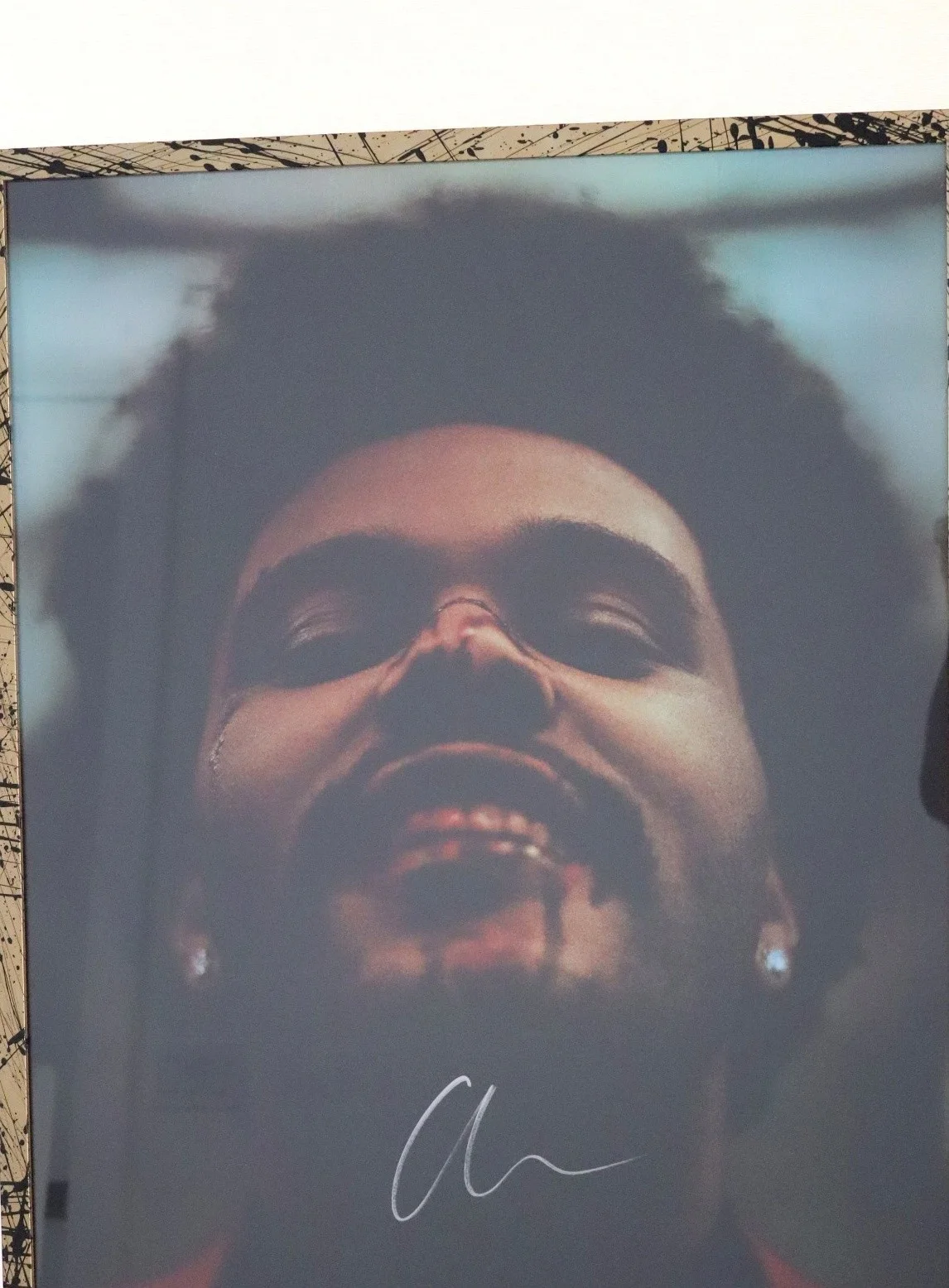 2020 XO The Weeknd AFTER HOURS Signed Holographic Poster + Custom Gallery Frame, image 4