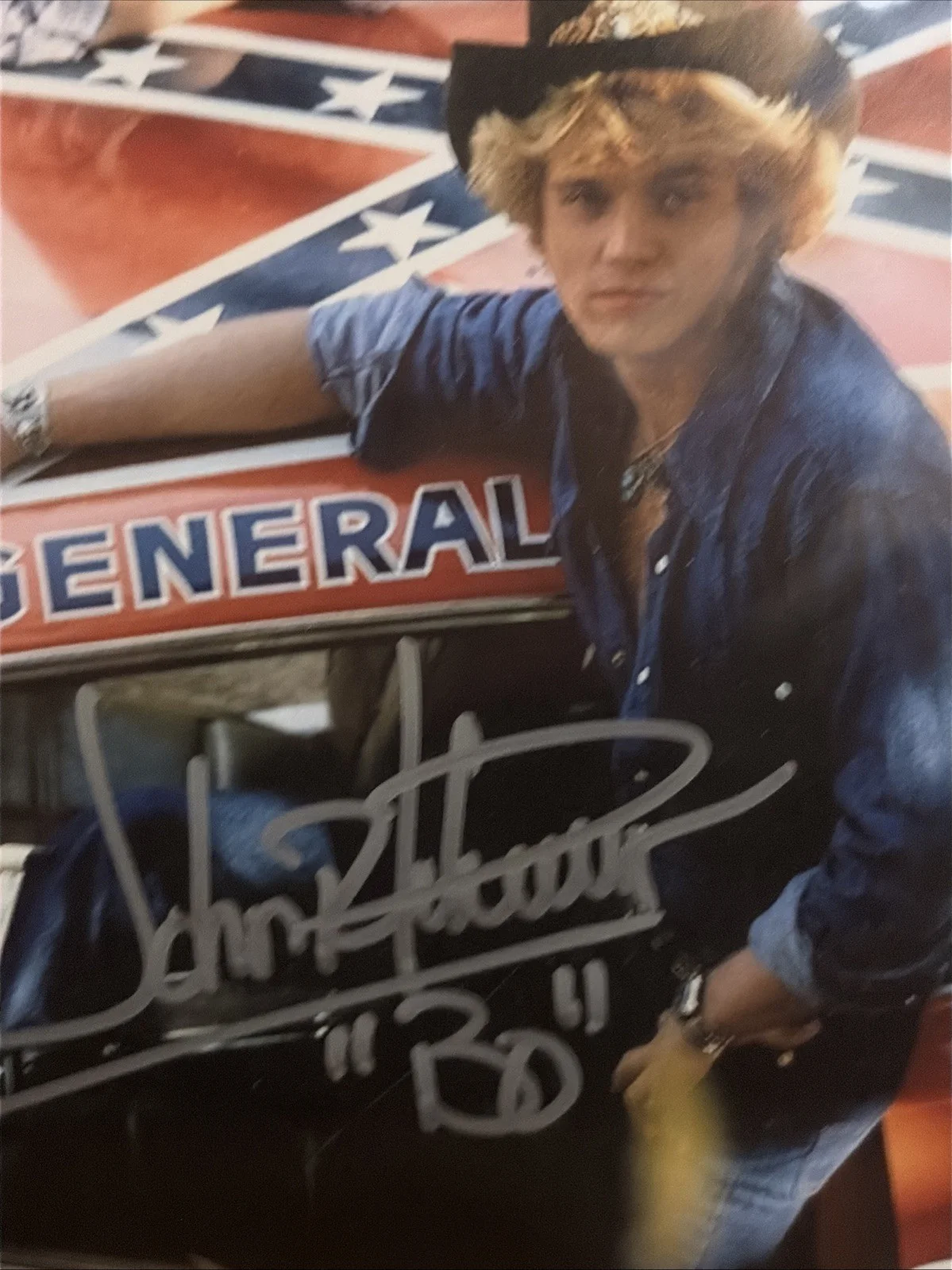 John Schneider / Tom Wopat — Dukes of Hazzard Tom Wopat/John Schneider Signed And Framed 8x10 JSA Authentic, изображение 3