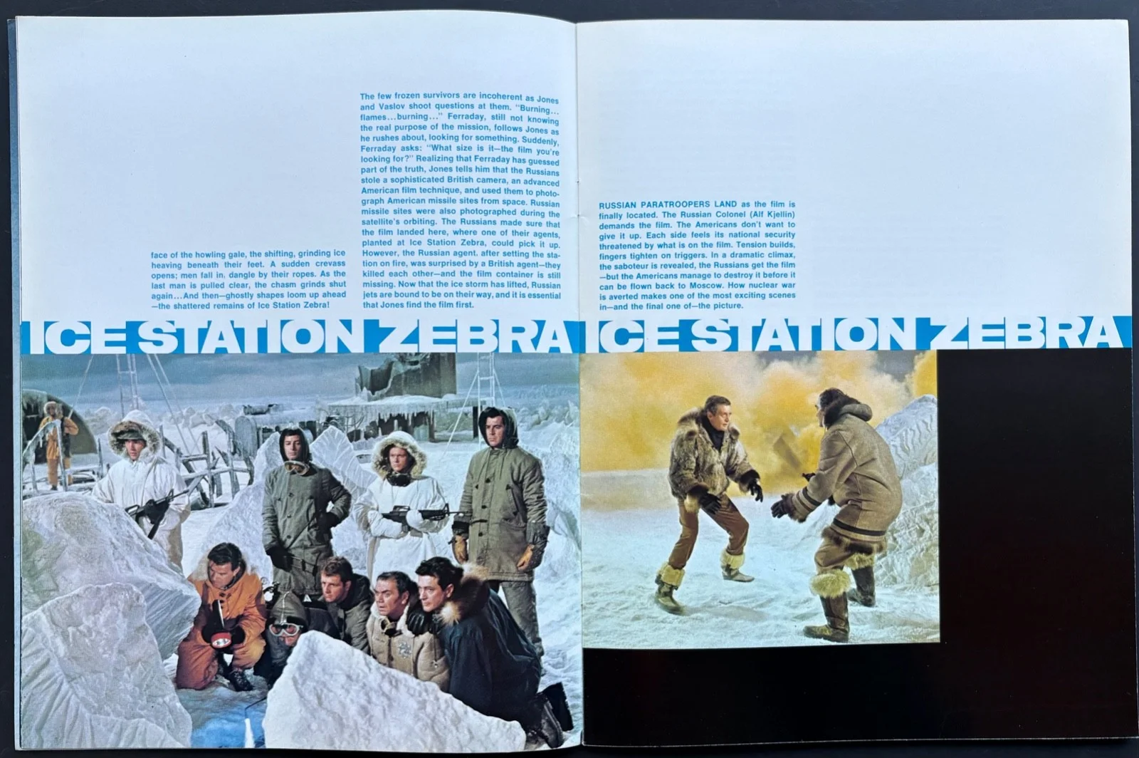 Ice Station Zebra ORIGINAL Film Brochure Rock Hudson Patrick McGoohan 1968, изображение 3