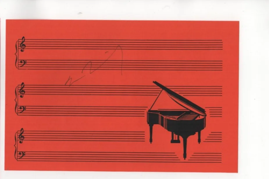 Marc Neikrug Signed lot 2 signed screen prints Pianist Composer Conductor, image 3