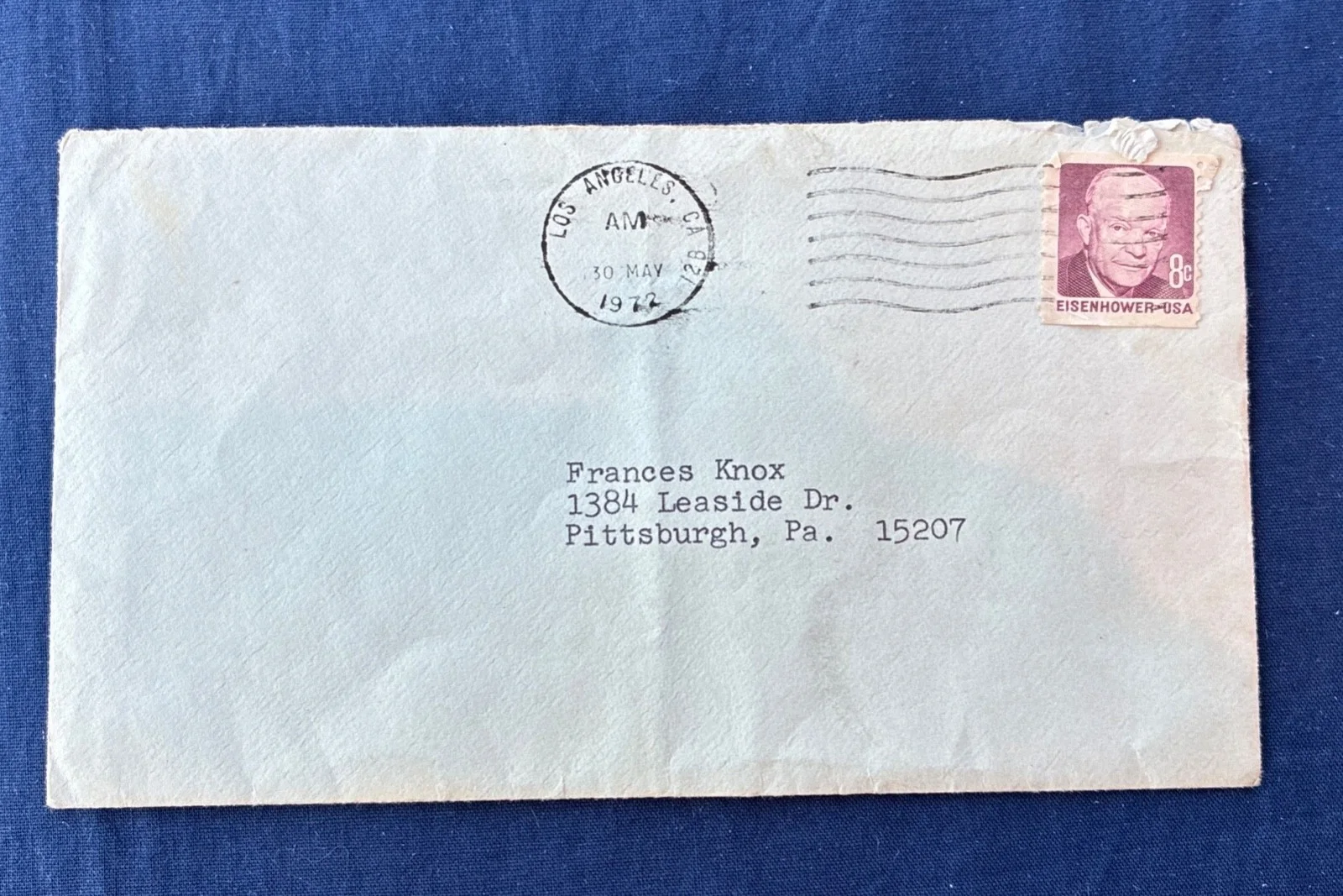 Joan Crawford — 1956 Joan Crawford Signed Typed Letter & Envelope Hollywood Autograph, изображение 3