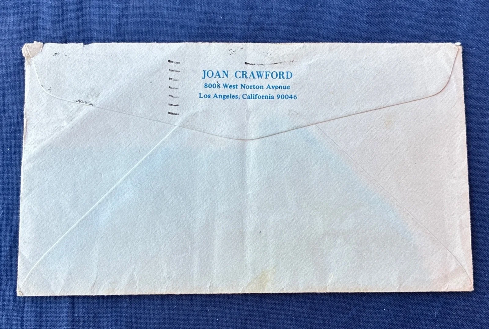 Joan Crawford — 1956 Joan Crawford Signed Typed Letter & Envelope Hollywood Autograph, изображение 4