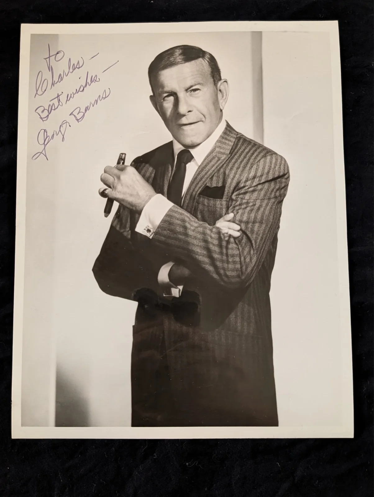 George Burns — Authenticated George Burnes Signed Letter and 2 Photos 8x10, image 2