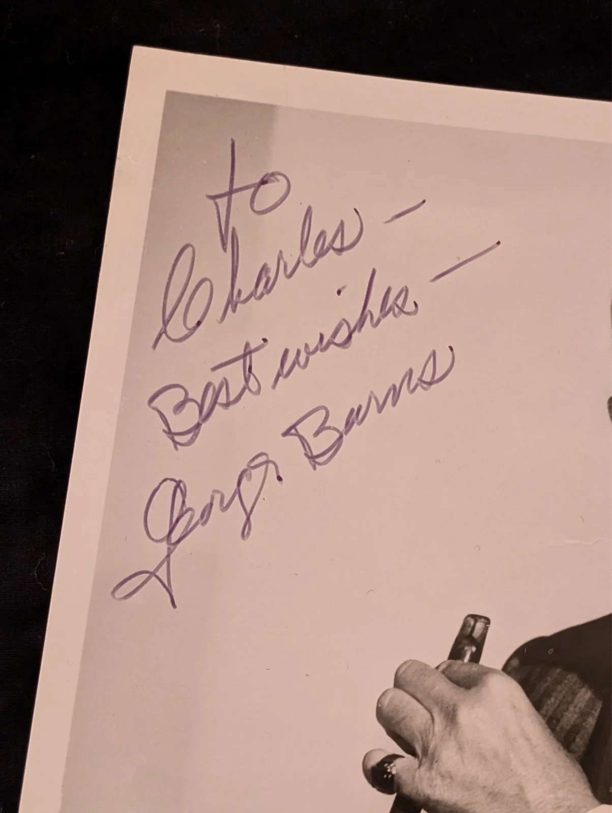 George Burns — Authenticated George Burnes Signed Letter and 2 Photos 8x10, image 3
