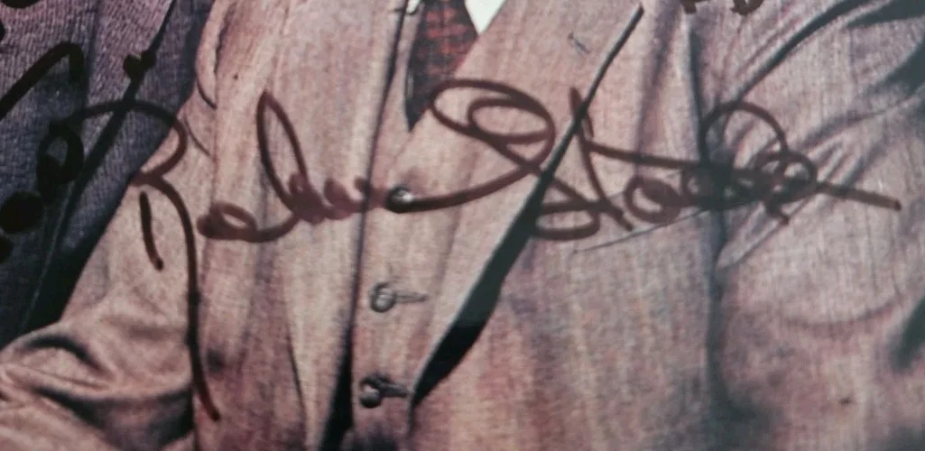 Robert Stack, Paul Picerni, Abel Hernandez, Nicholas Georgiade — The Untouchables cast signed (x4) 8x10 photo: Stack-Georgiade-Picerni-Fernandez, изображение 4
