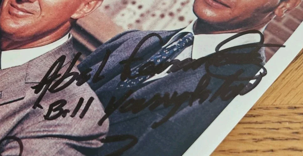 Robert Stack, Paul Picerni, Abel Hernandez, Nicholas Georgiade — The Untouchables cast signed (x4) 8x10 photo: Stack-Georgiade-Picerni-Fernandez, изображение 5