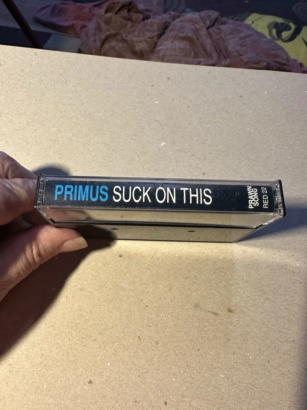 Signed Primus Suck On This Original Prawn Song Cassette Tape Autographed 1989, изображение 3