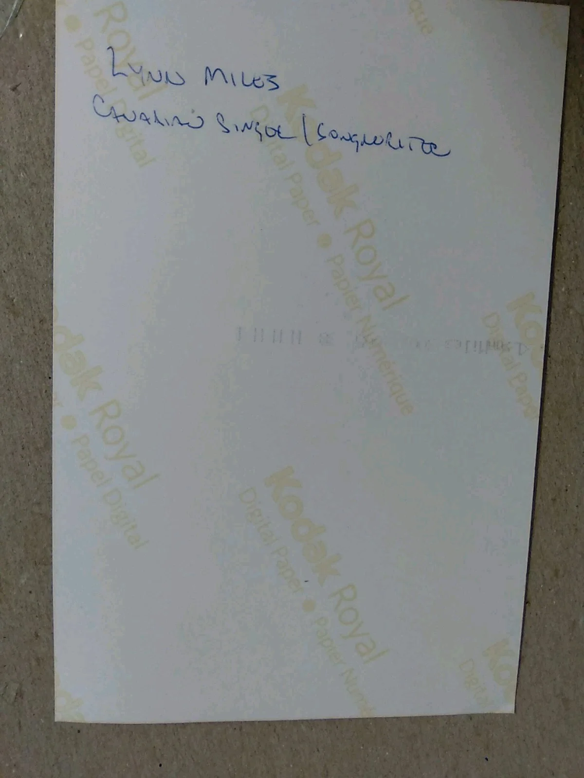 Lyn Miles American Bio-cultural Anthropologist,Animal Rights Advocate Signed 6x4, изображение 4