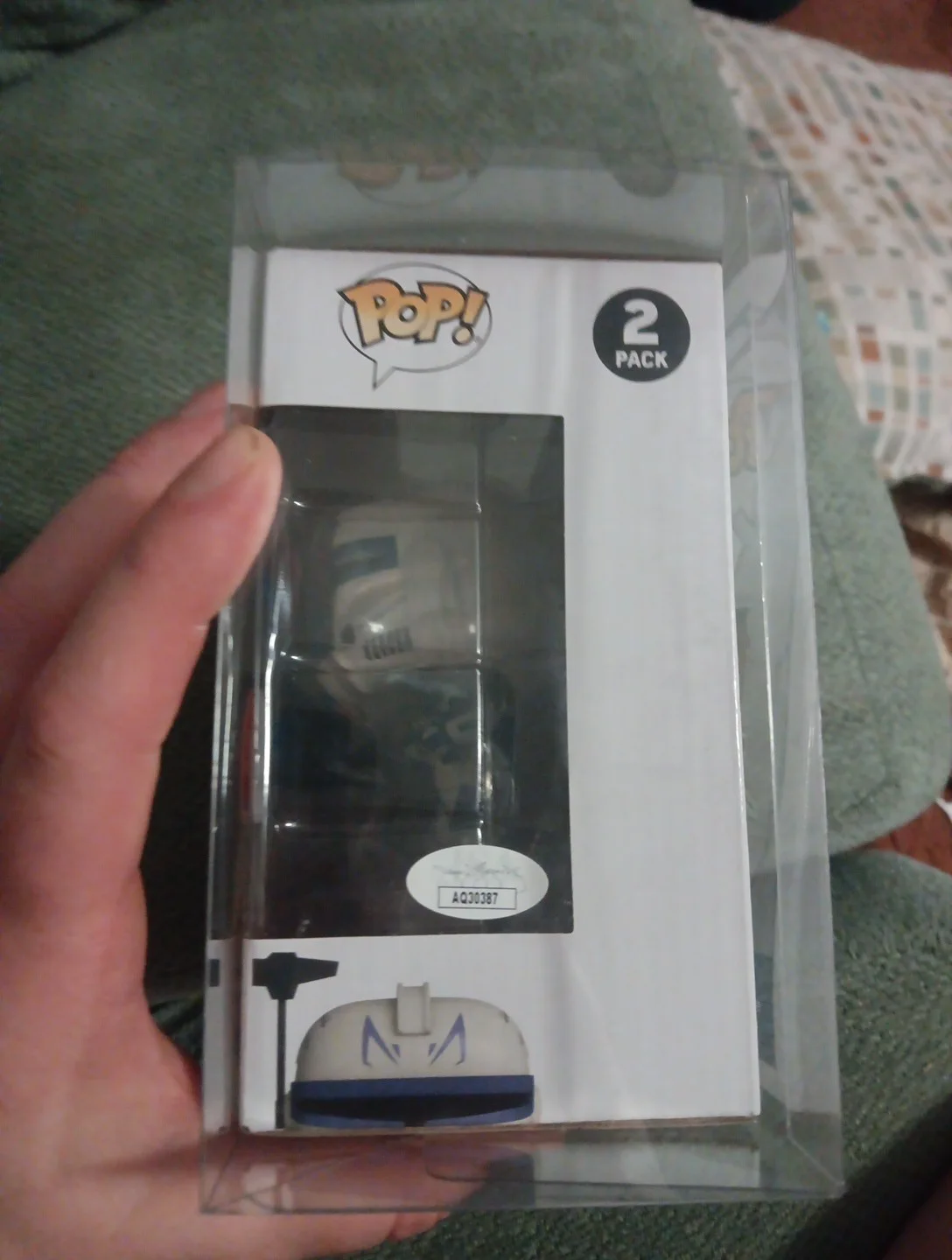 dee bradley baker — dee bradley baker signed funko Prong Krell Vs. Captain Rex JSA Certified, image 2