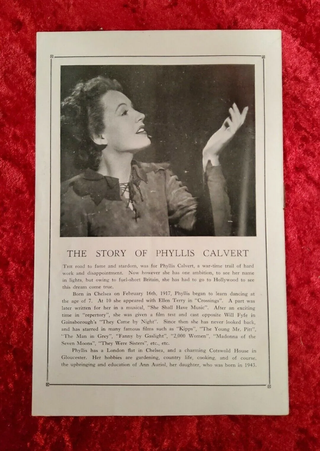 Granada Sutton Phyllis Calvert Program. SW96, image 2