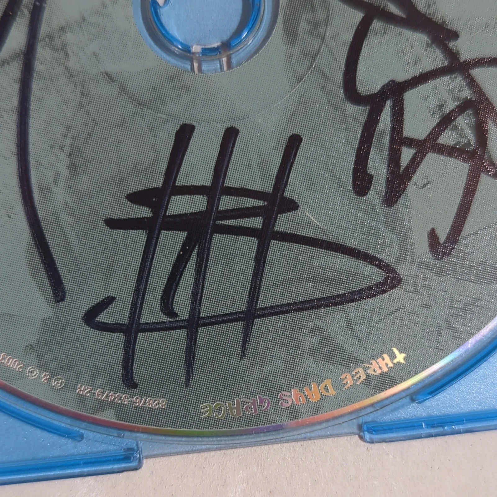 Three Days Grace Autographed CD - Original debut album RARE, image 3