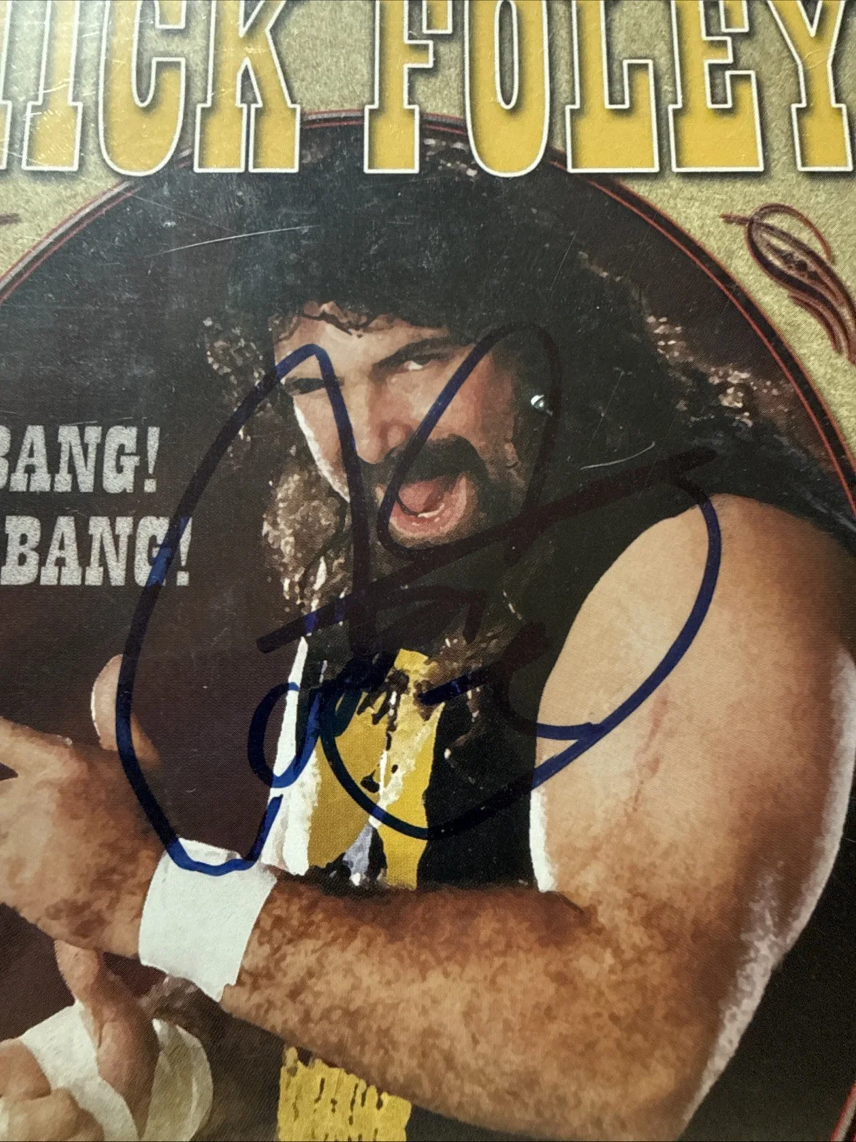 Mick Foley — Signed Mick Foley (Cactus Jack) Movie WWE HOF JSA, image 2