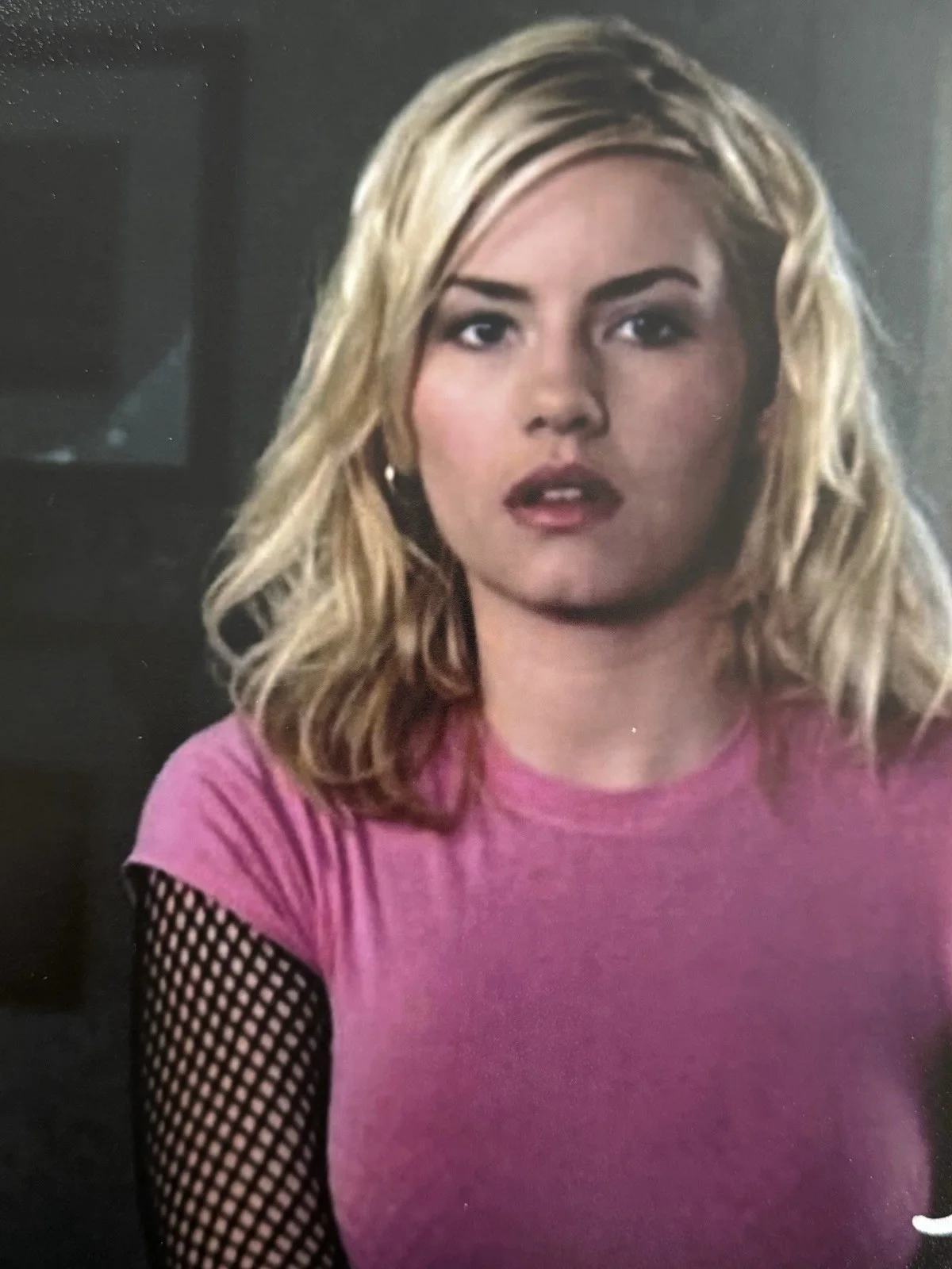 Elisha Cuthbert — The Girl Next Door Elisha Cuthbert Signed 11x14 Silver Sharpie Insc, image 2