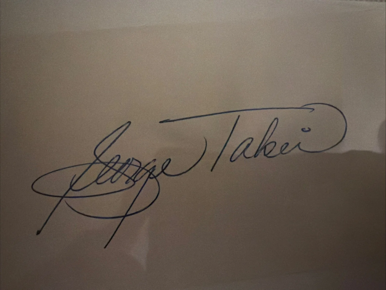 George Takei Signed Autographed Index Card Star Trek Mr. Sulu Hikaru Sulu Bold, изображение 2