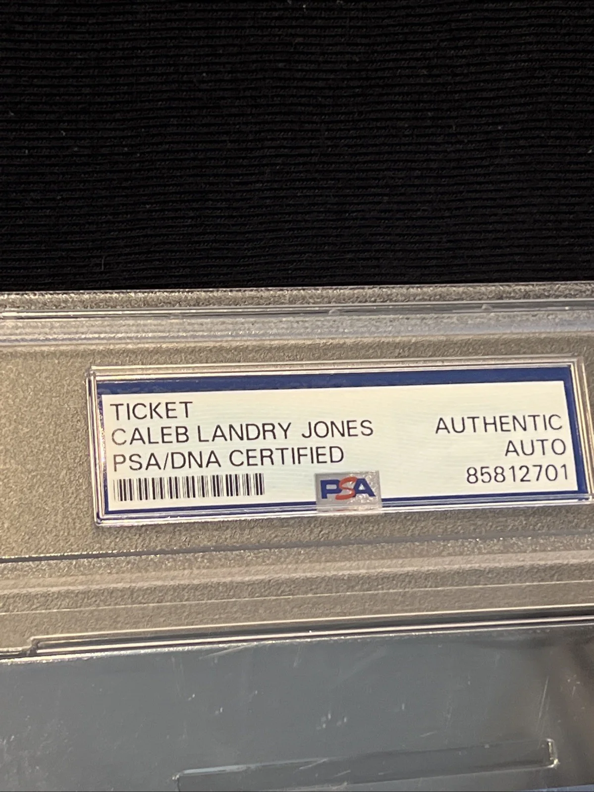 Caleb Landry Jones — Caleb Landry Jones signed autograph Dracula Premier Ticket Slabbed PSA DNA, image 2