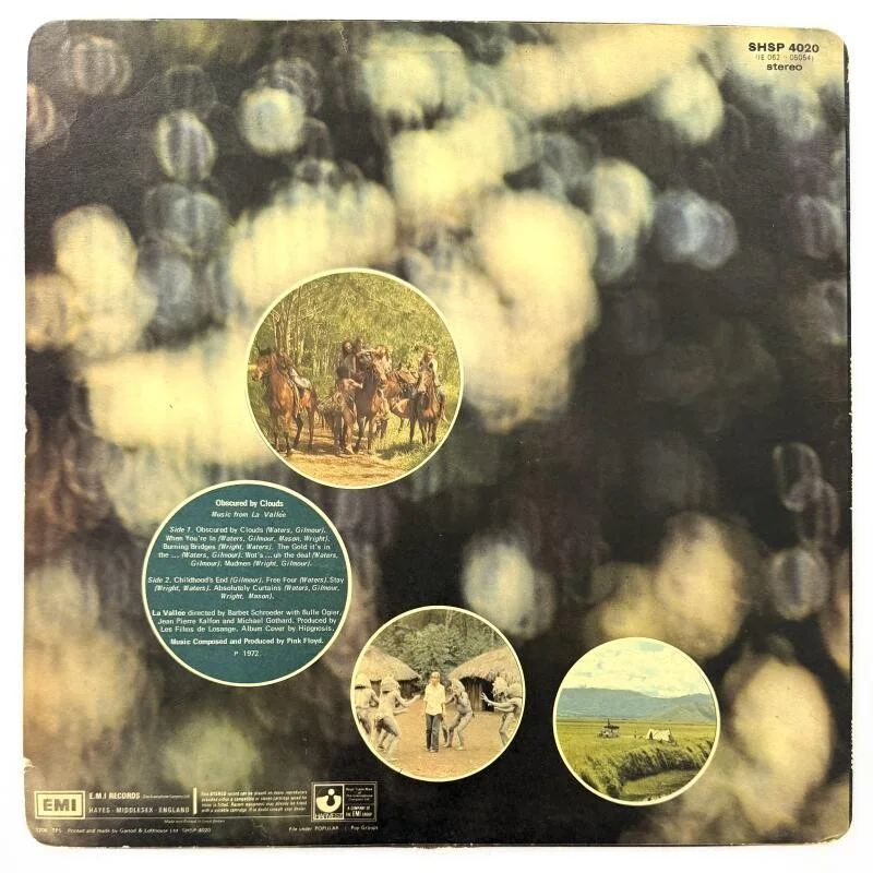 Nick Mason, Roger Waters — Roger Waters Nick Mason Signed Autograph Obscured By Clouds Album Record JSA COA, image 2