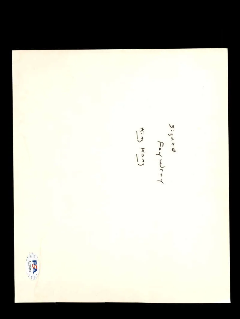 Fay Wray — Fay Wray PSA DNA Coa Signed 8x10 Photo King Kong Autograph, изображение 2