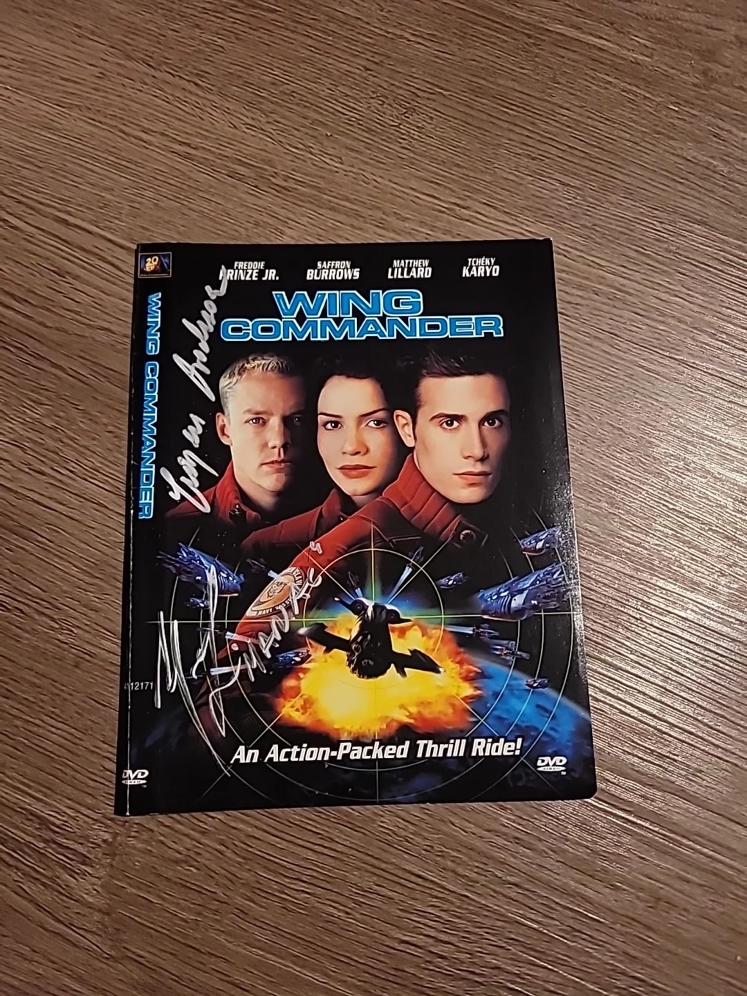 Wing Commander 5x7 Signed Autographed Matthew Lillard Jurgen Prochnow Dvd Cover, изображение 2