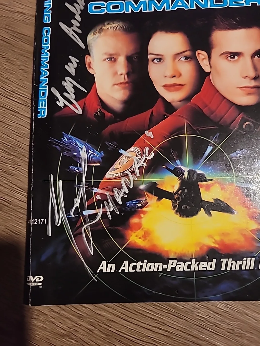 Wing Commander 5x7 Signed Autographed Matthew Lillard Jurgen Prochnow Dvd Cover, изображение 3