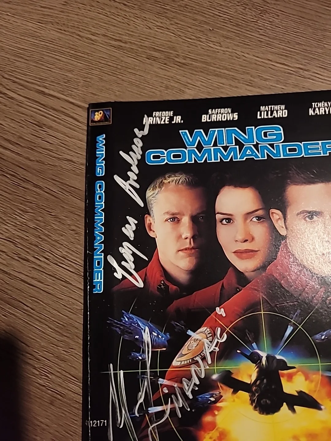 Wing Commander 5x7 Signed Autographed Matthew Lillard Jurgen Prochnow Dvd Cover, изображение 4