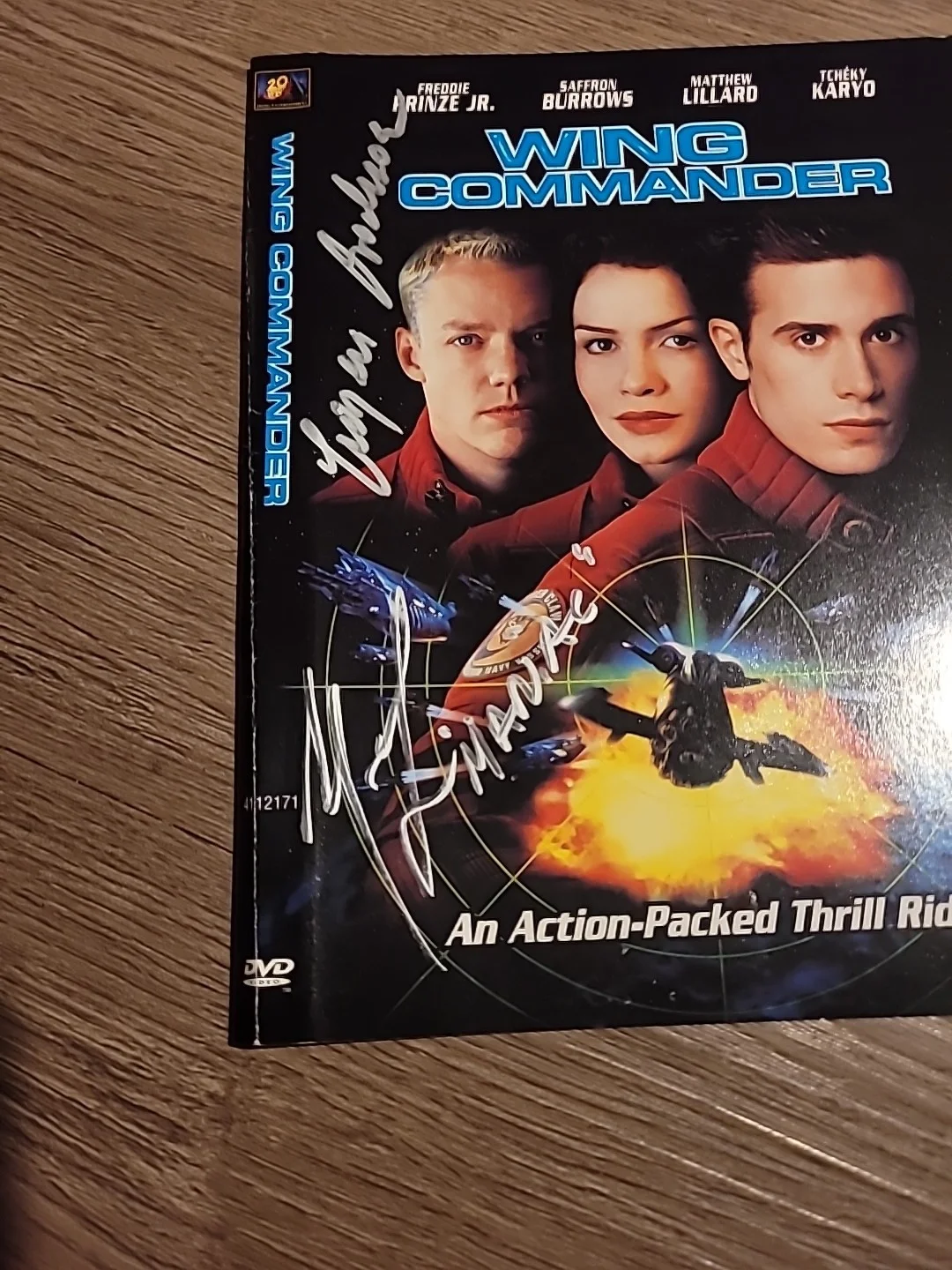 Wing Commander 5x7 Signed Autographed Matthew Lillard Jurgen Prochnow Dvd Cover, изображение 5