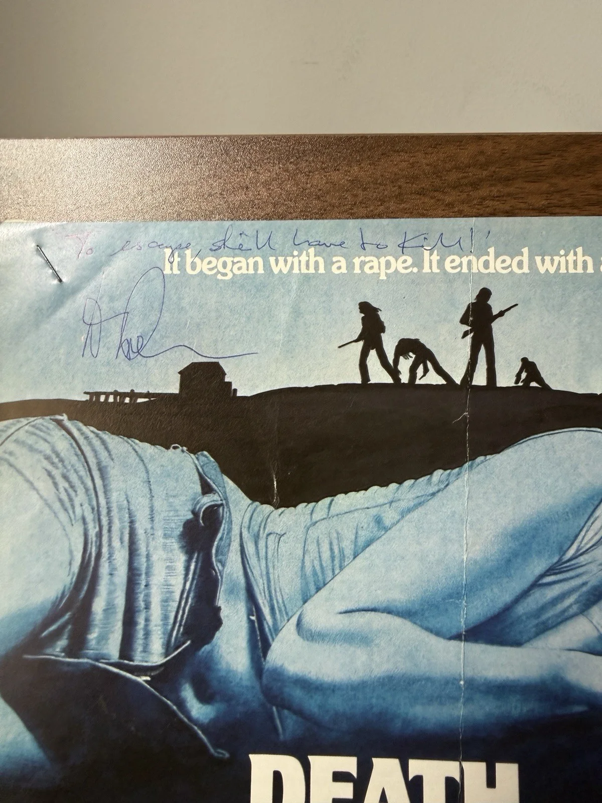 Death Weekend Hand Signed Press Pamphlet Don Stroud, image 3