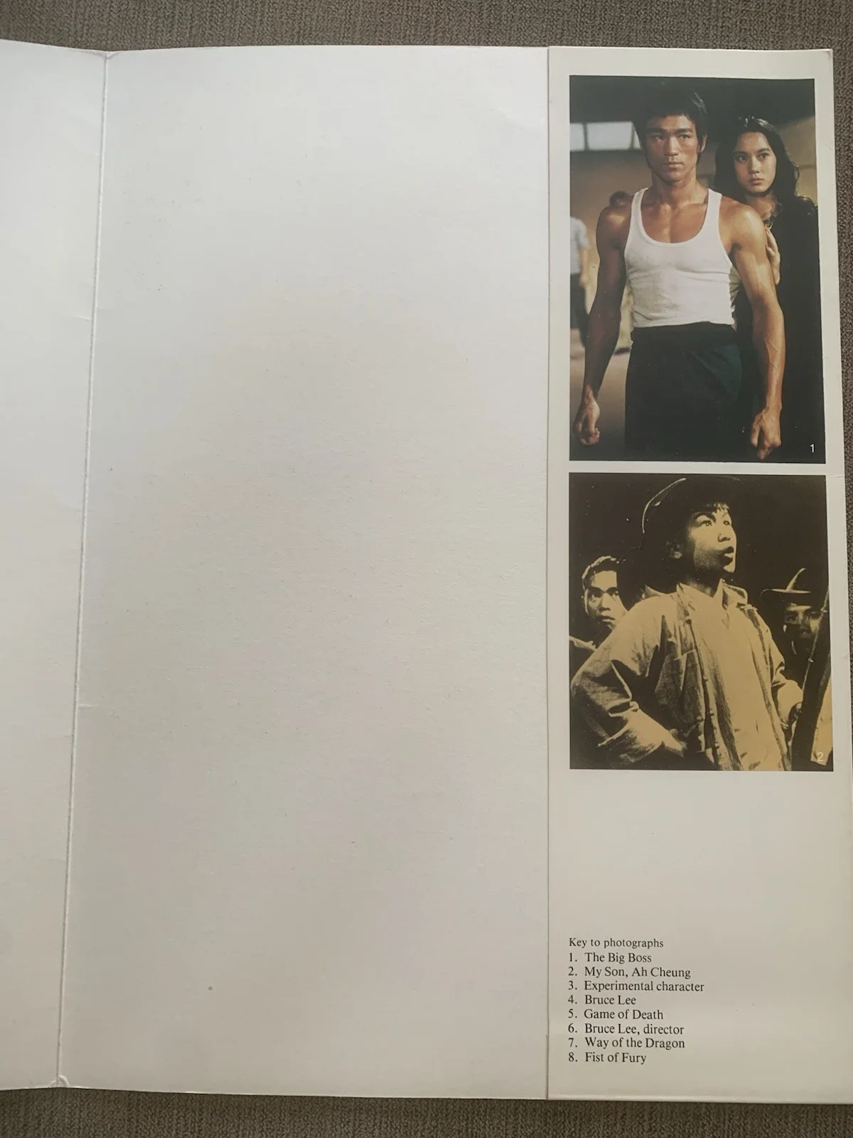 Bruce Lee The Legend 1984 Documentary Movie Brochure Golden Harvest Vintage Rare, изображение 4
