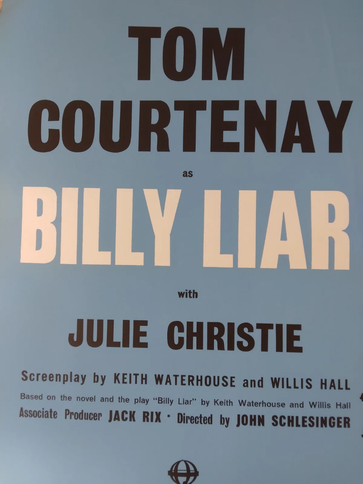 Billy Liar original movie 1963 poster US one sheet, изображение 3