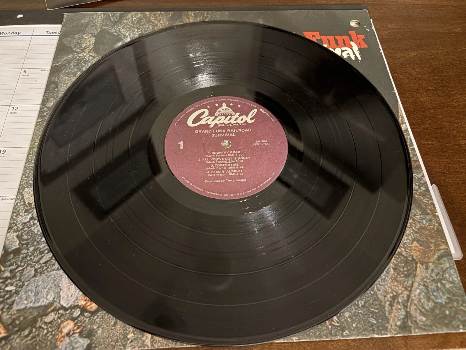 Grand Funk Railroad Signed Survival Album, изображение 4